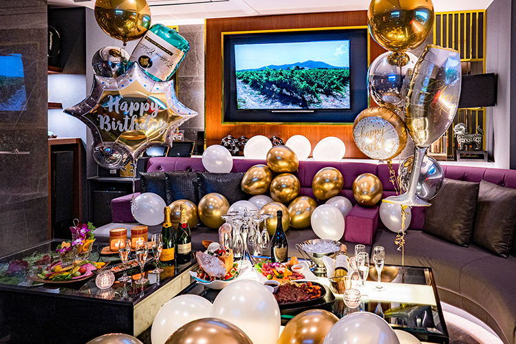 プレミアムカラオケ モディス渋谷店のお祝いバルーン装飾メニュー 隠れ家個室エンターテインメントカラオケのmodis モディス